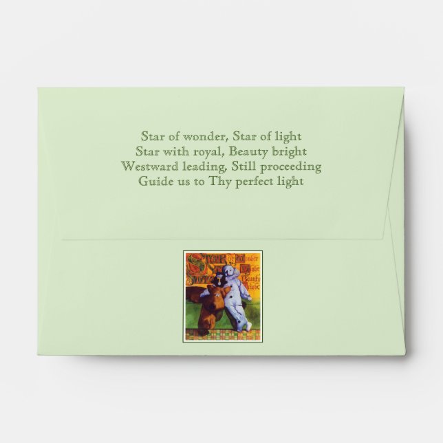 STAR OF WONDER A6 Envelope (4x6 cards) (Back (Top Flap))