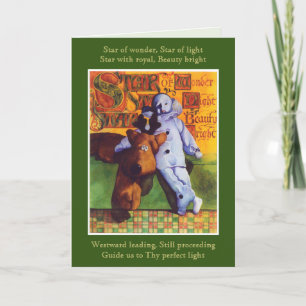 STAR OF WONDER Christmas Note Card