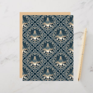 Star of Wonder Mandala Nativity Geometric Tile