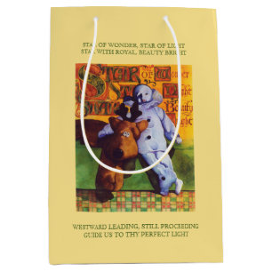 STAR OF WONDER Medium Gift Bag - Gold