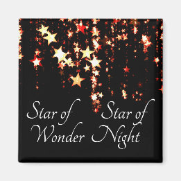 Star of Wonder Star of Night We Three Kings Carol Magnet