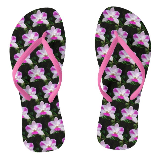 Star Orchids Flip Flops (Footbed)