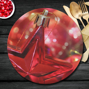 Star Ornament Christmas Holiday Paper Plate