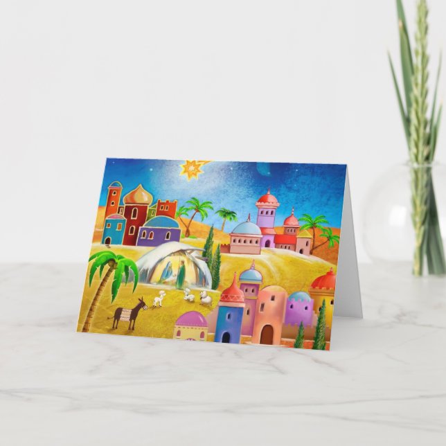 Star over Bethlehem x-mas card (Front)