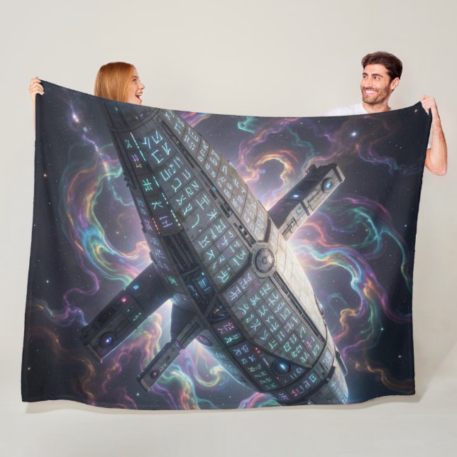 Star Path – Journey Through the Universe´7 Fleece Blanket (In Situ)