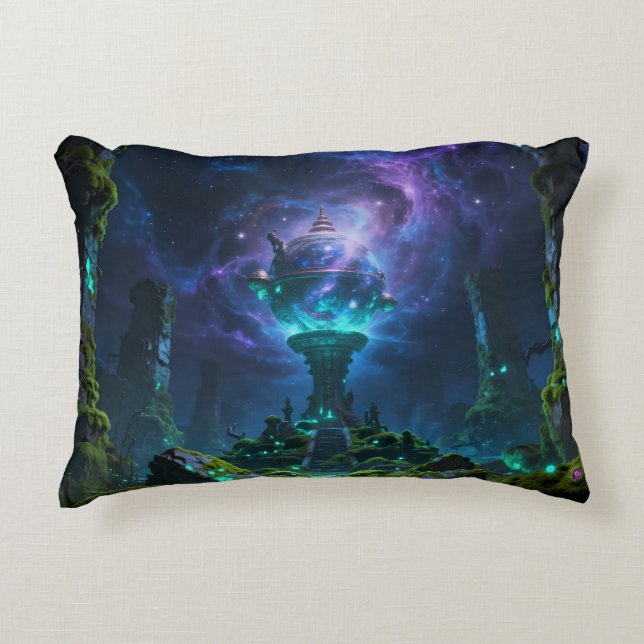 Star Path - Journey Through the Universe Decorative Cushion (Front)