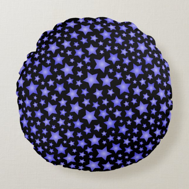 Star pattern round cushion (Front)