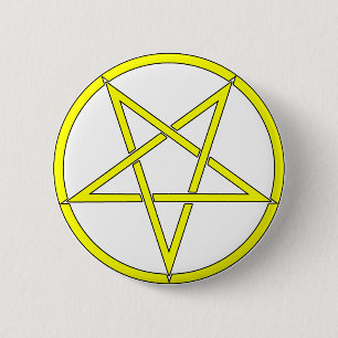 Star Pentagram Five 5 Pointed Symbol Classic Comic 6 Cm Round Badge