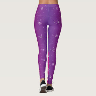 Star Pink Pattern Leggings