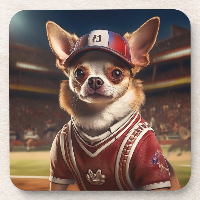 Star Pitcher For The Chihuahua 9 Coaster (Front)