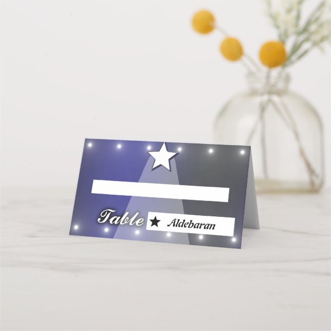 Star Place Card (Front)