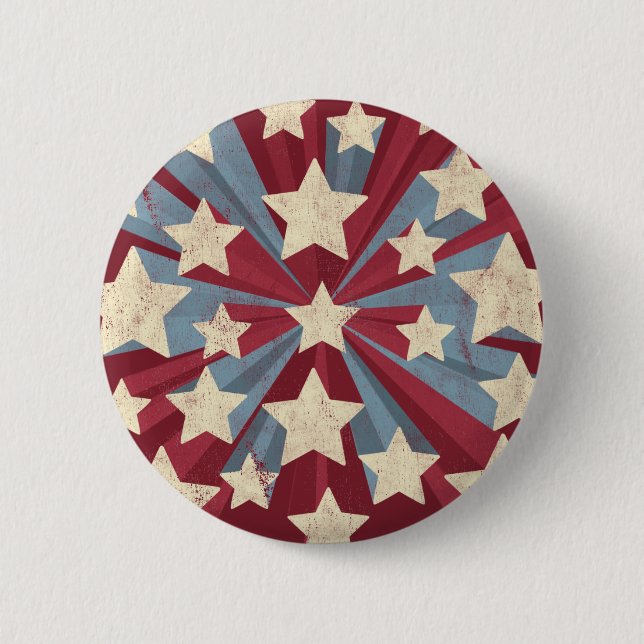 Star Pop 6 Cm Round Badge (Front)