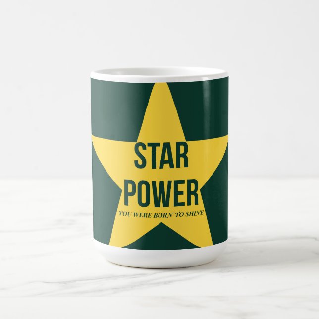 Star Power — 90s Maximalist Mug | Retro Art (Center)