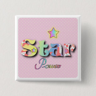 STAR POWER Pin On Button