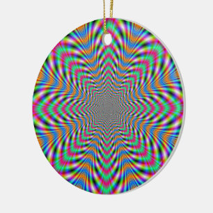 Star Psychedelic Ornament