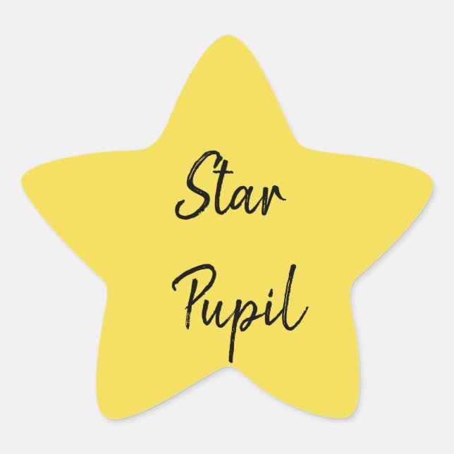 Star Pupil Sticker (Front)