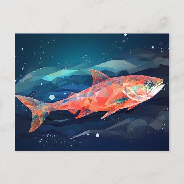 Star Salmon Postcard (Front)