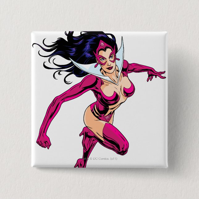 Star Sapphire 1 15 Cm Square Badge (Front)