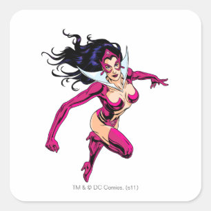 Star Sapphire 1 Square Sticker
