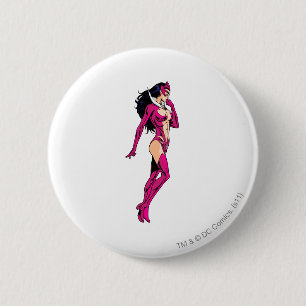 Star Sapphire 8 6 Cm Round Badge