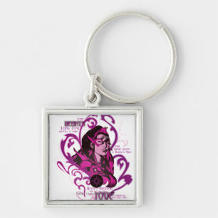 Star Sapphire Graphic 1 Key Ring