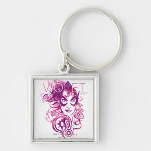 Star Sapphire Graphic 3 Key Ring