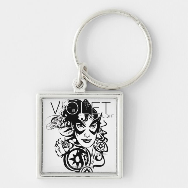 Star Sapphire Graphic 4 Key Ring (Front)