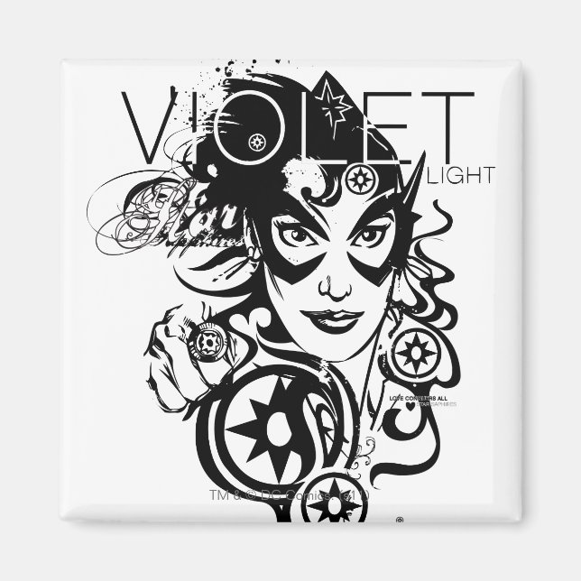 Star Sapphire Graphic 4 Magnet (Front)