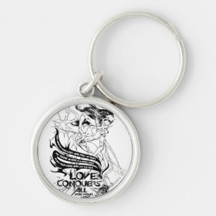 Star Sapphire Graphic 5 Key Ring