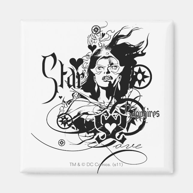 Star Sapphire Graphic 7 Magnet (Front)