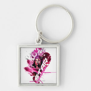 Star Sapphire Graphic 8 Key Ring