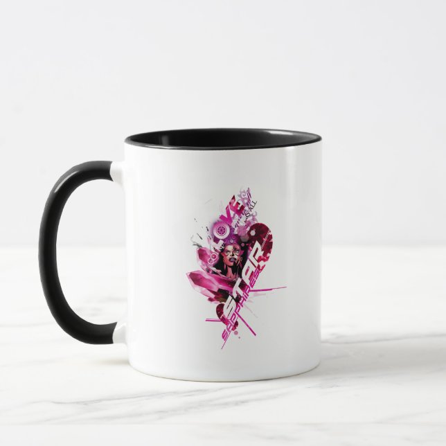 Star Sapphire Graphic 8 Mug (Left)