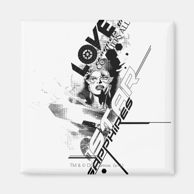 Star Sapphire Graphic 9 Magnet (Front)