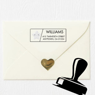 Star Self-Inking Return Address Stamp