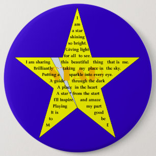 Star Shape Poem Badge