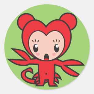 Star Sign Character - Scorpio Classic Round Sticker