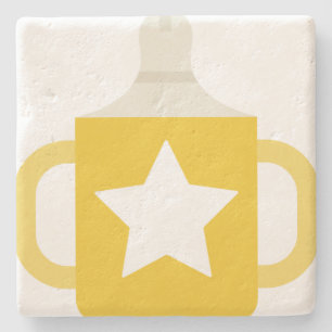 star sippy cup stone coaster