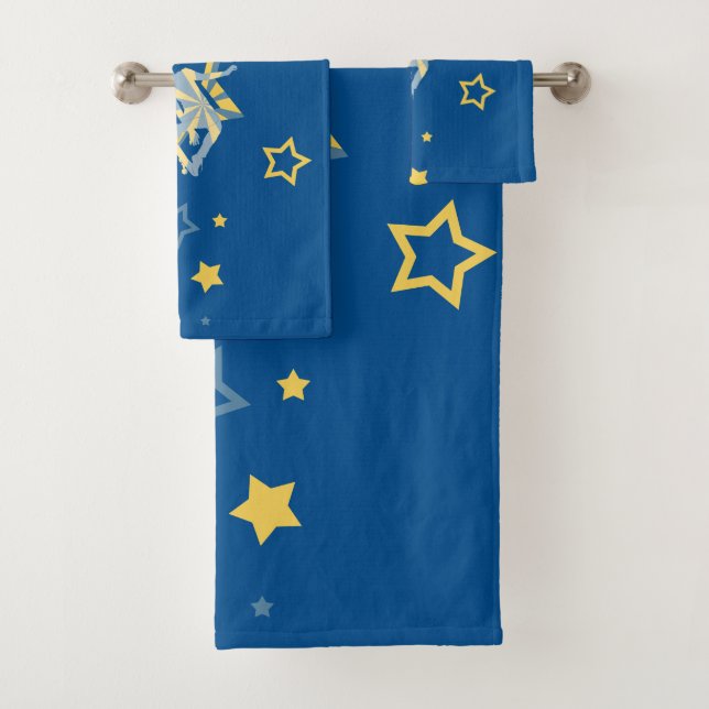 Star Skater Jumping - Towel Set (Insitu)