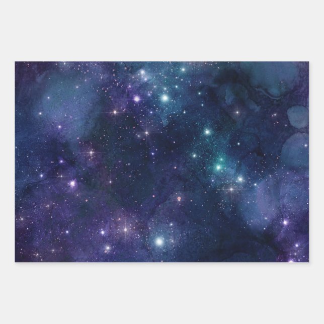 Star sky/ Universe pattern gift paper (Front 3)