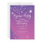Star Sleepover Party Birthday Party Invitations
