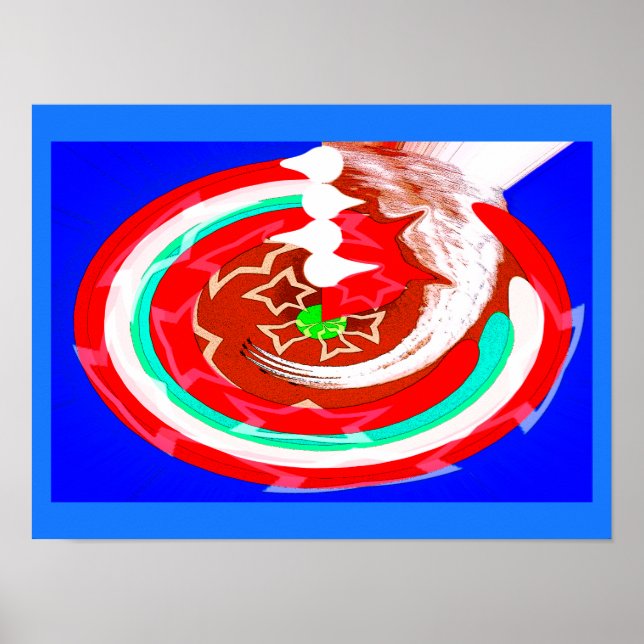 Star space travel art poster (Front)