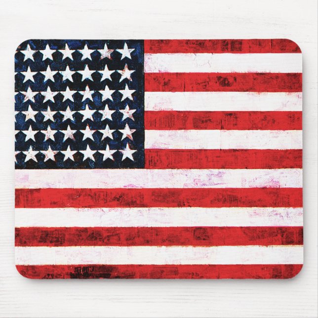 Star Spangled Banner - American Flag Mouse Mat (Front)