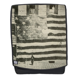 Star Spangled Banner: American Flag on Display Backpack