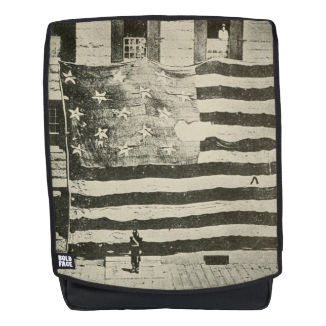 Star Spangled Banner: American Flag on Display Backpack (Front)