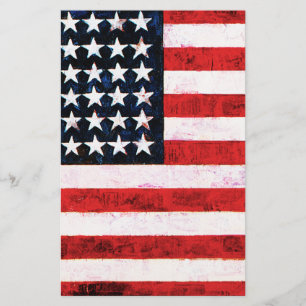 Star Spangled Banner - American Flag Stationery