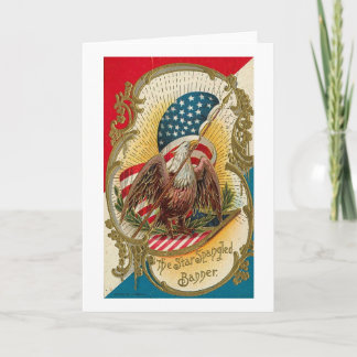 Star Spangled Banner Eagle Card