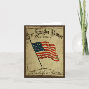 Star Spangled Banner- Prim Lil Note Cards