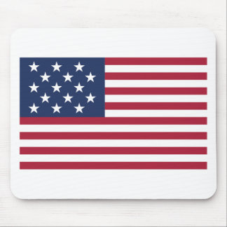 Star Spangled Banner With 15 Stars Mouse Mat