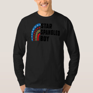 Star Spangled Boy Fourth Of July T-Shirt
