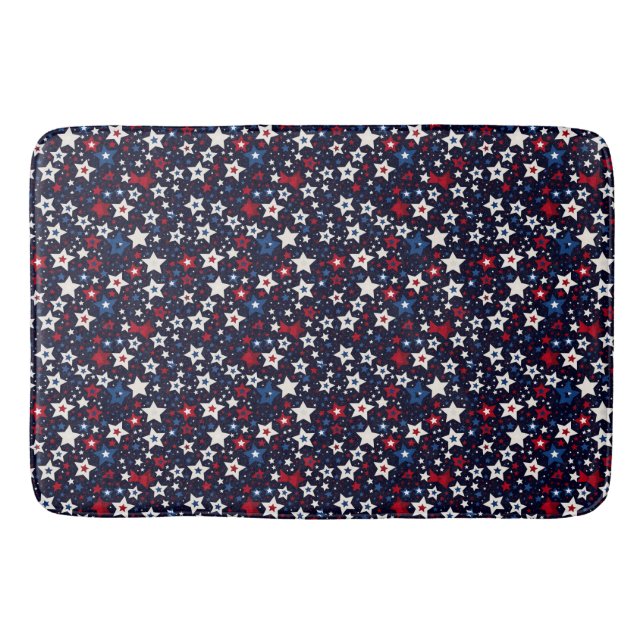 Star-Spangled Celebration  Bath Mat (Front)